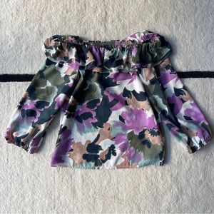 J.CREW OFF THE SHOULDER BLOUSE